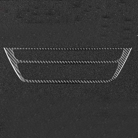 1 colour: Carbon fiber texture Material: ABS Decorative sticker for car center console CD multimedia panel. (1/5)