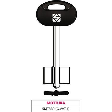 5PZ CHIAVE A DOPPIA MAPPA 5MT3BP (G. VAT 1) MOTTURA