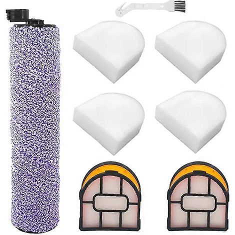 Ensemble de pièces détachées pour aspirateur Shark WDB1F2 WD201 WD201C WD100 HydroVac XL 3-en-1 : brosse rotative et filtre. (1/5)