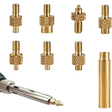 6 x Pannes De Fer À Souder Pour Inserts Filetés 3D Insert Entretoise Pointe Fer À Souder M2/M2.5 M3 M4 M5 M6 M8 Accessoire Pour Impression 3D
