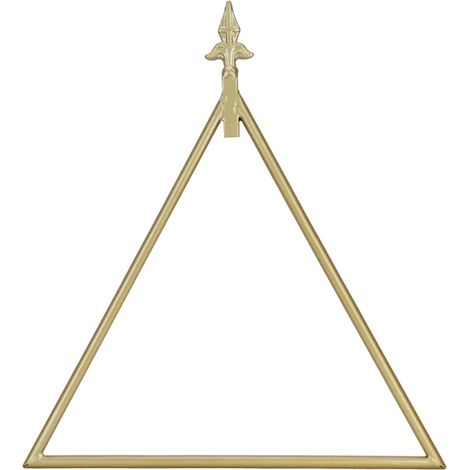 Porte-serviettes mural style nordique, porte-serviettes triangulaire innovant, décoration dorée pour salle de bain (1/5)