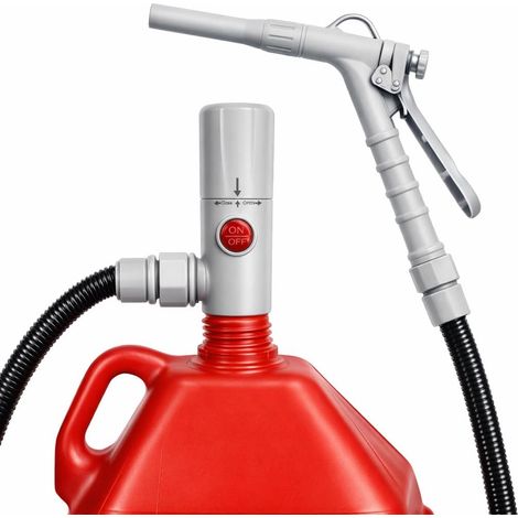 Pompe Essence Electrique 3,2 GPM (12 L/min) Pompe Carburant, Pompe Gasoil Electrique Portable Avec Tuyau et Contrôle du Débit, Pompe Gasoil Ele-Pour Jerrican, Diesel, Camionnette (1/5)
