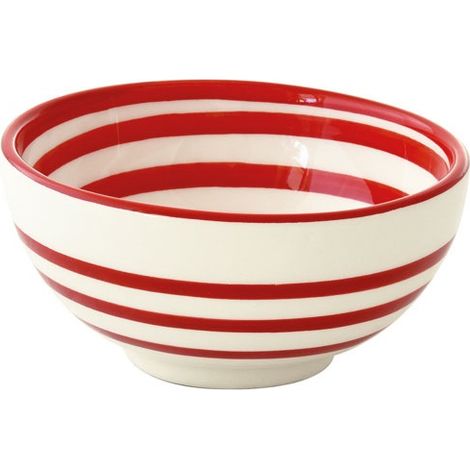Bol Céramique Rouge Mix ø12cm Design Vibrant, Céramique Durable - Pozzi Milano Spa