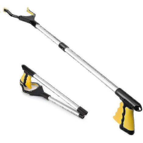 Pince à déchets pour adultes, 32 pouces, bâton de préhension pliable, outil de ramassage des déchets, pince de préhension pour personnes handicapées (1/5)