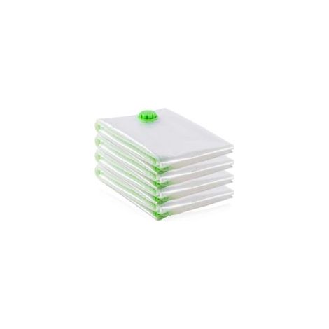 Confezione da 2 sacchetti sottovuoto giganti extra large [130x100 cm] per vestiti, piumoni/biancheria da letto (4 pezzi (XL)) (1/4)