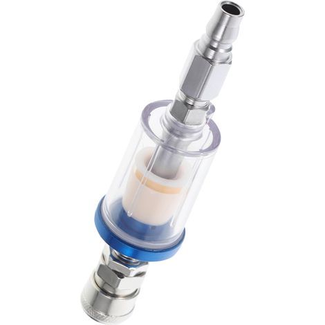 und Wasser für Luftkompressor mit Anschlüssen Pneumatikzubehör für Malerwerkzeuge Transparenter Separator Optimales Ergebnis - (1/5)