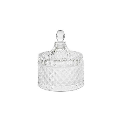 ANDREA HOUSE CR25002 Caja Vidrio Diamond Ø10,5X13Cm - ref: CR25002