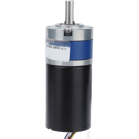 Kit de motoréducteur planétaire sans balais à arbre en D, 12 V CC, avec contrôleur, 60 tr/min (1/5)