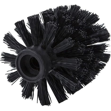 Tête De Brosse WC Silicone Tête De Brosse Toilette Universelle,têtes Rechange pour Facile À Visser en Vrac Outil Nettoyage (1/5)