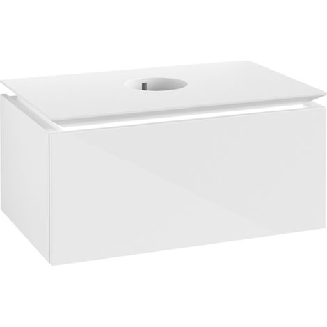 VB WTUS Legato B601 800x380x500mm 1 écran WT m.tig Blanc brillant (1/2)