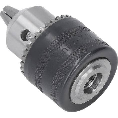Mandrin à 3 mors acier carbone 1,5-13mm clé serrage pour visseuse à chocs perceuse fraiseuse tour (1/5)