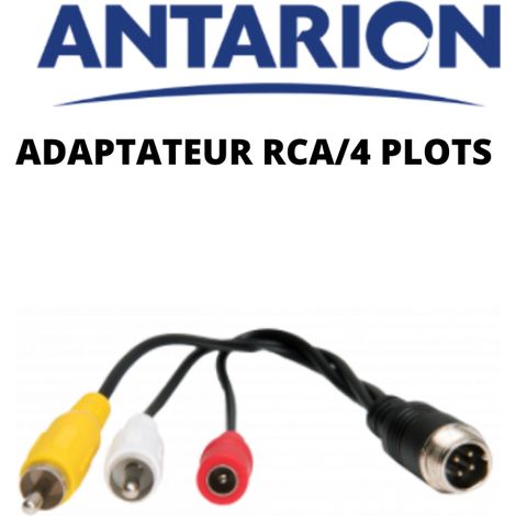 ANTARION - ADAPTATEUR RCA/4 PLOTS