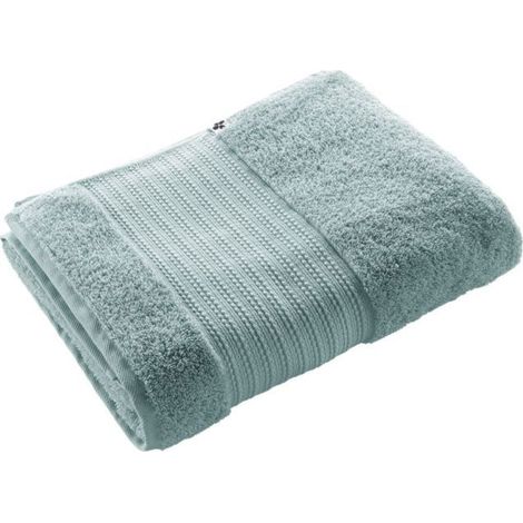 Drap de bain "Garance" 90 x 150 cm / 100% Coton Bio / 600 gr/m² l'Effet Papillon - Garance Bleu Glacier - - Garance Bleu Glacier - (1/5)