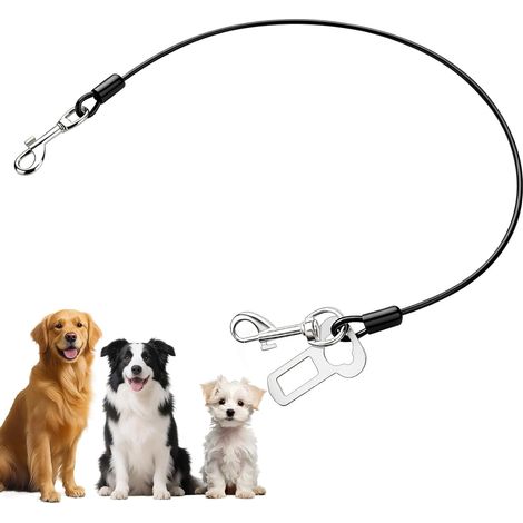 Dog Car Belt, 60 cm Safety Belt for Dogs (1/5)