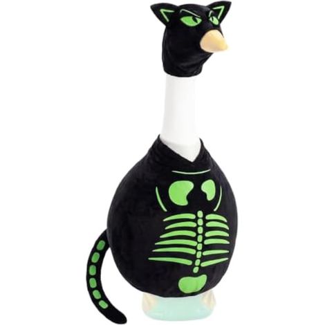 Vêtements Oie De Porche Chat Noir Tenues Lumineuses Sculpture Jardin (1/5)