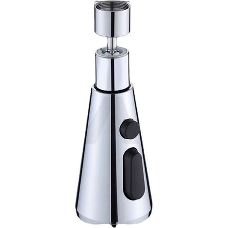 Extensión de grifo de cocina con filtro y protector antisalpicaduras, extensión de ducha universal, boquilla de agua universal Xiaoman, boquilla de agua de lluvia simple (cobre) (1/5)