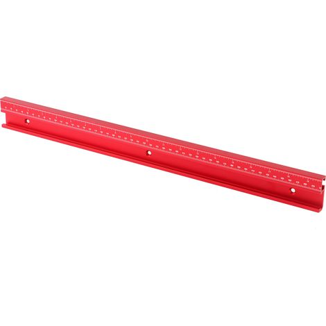 Rail de guidage en aluminium 500mm pour défonceuse, poussoir de table scié, accessoire de glissière à 45°, pièce de fixation en alliage (1/5)