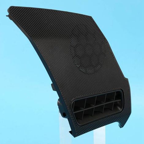 Cache de grille d'aération/haut-parleur latéral droit pour tableau de bord de voiture (ABS noir). Compatible avec : Mercedes-Benz W (1/4)