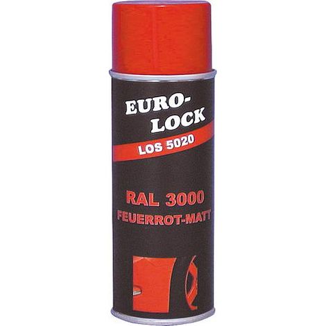 Spray couleur RAL 3000 rouge feu mat, 400 ml (1/5)