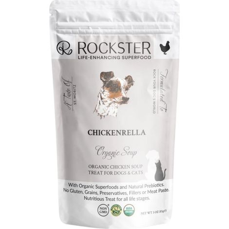 Soupe Rockster Soupe bio pour chiens ou chats - Soupe au poulet 85 g