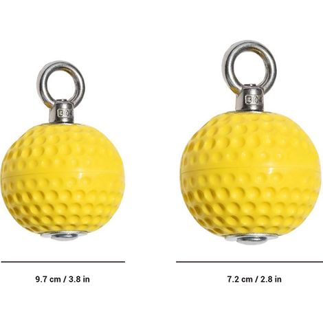 Poignées antidérapantes pour ballon de traction, accessoire de musculation pour tractions et kettlebells. (1/5)