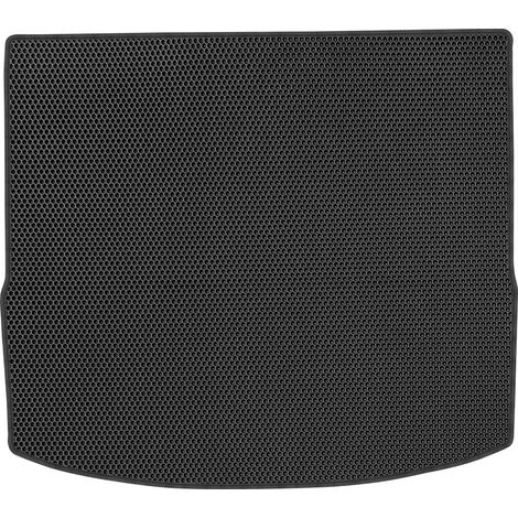 Alfombrilla de maletero de EVA para Ford Focus III Kombi (2011-2018), revestimiento tipo panal - NEGRO (1/5)