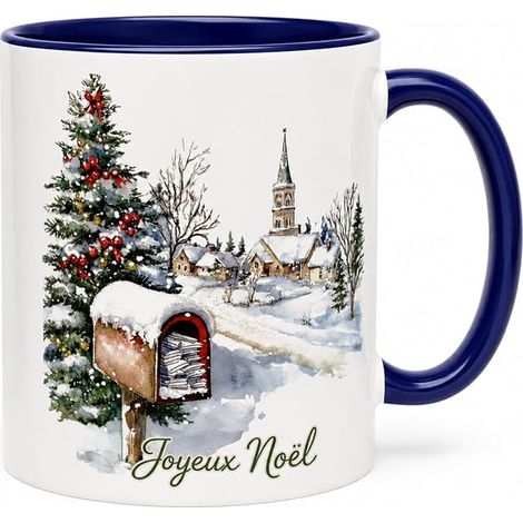 Mug Noel Tasse Bicolore 9,6 cm (1/5)