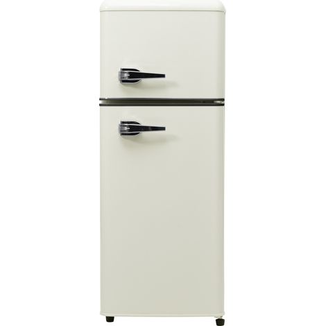 Fortuna Lai – Réfrigérateur 92L 2 portes – Classe D – Congélateur 28L – 45 dB – 106 x 41 x 46 cm – Plage de température -27°C à 13°C – Blanc (1/5)