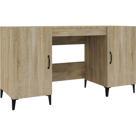 Maison Exclusive - Schreibtisch Sonoma-Eiche 140x50x75 cm Holzwer