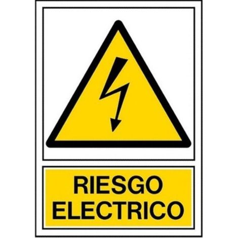TARVI pegatina 60x80mm ''riesgo electrico'' pequeña , 0UNIDADES