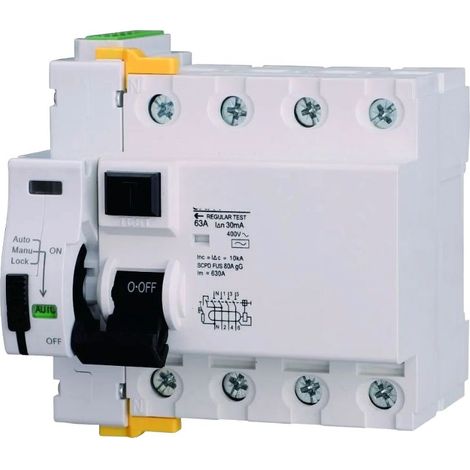 gloca Interruttore Differenziale Riarmo Automatico (4P 63A) (1/4)