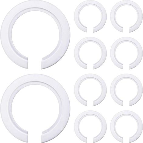 10Anneau Réducteur Abat Jour,E27 à E14 Anneau Adaptateur pour Luminaire à Vis,Anneau de Remplacement pour Douille,Convertisseur de Bague d'Abat-Jour en Plastique pour Lampe de Bureau Plafonniers (1/5)