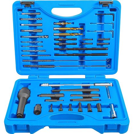 Extractor de calentadores rotos y dañados y reparar roscas de calentadores M8 M10, 41 piezas (1/5)