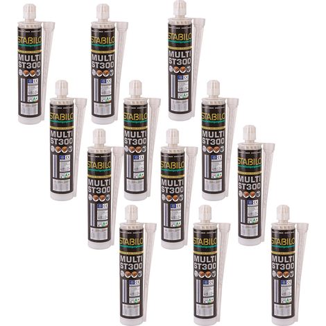 12 x Stabilo 300ml Verbundmörtel Multi ST300 Set Injektionsmörtel Montagemörtel (1/5)
