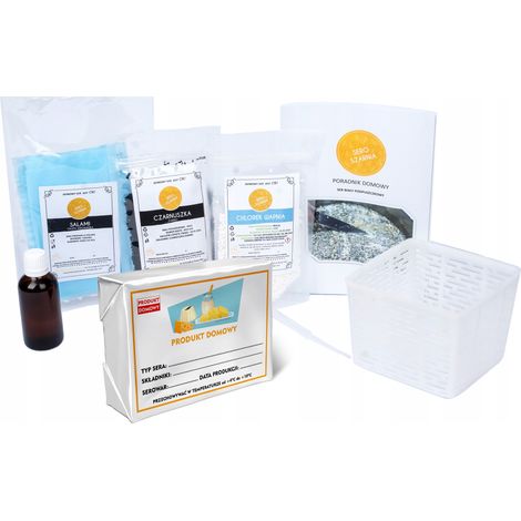 Kit per la produzione di formaggio da 7 pezzi con caglio liquido (1/5)