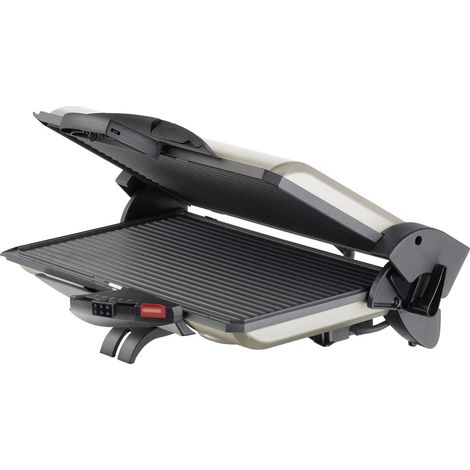Steba PG 4.4 Elektro Kontaktgrill mit manueller Temperatureinstellung Champagner, Schwarz (1/5)