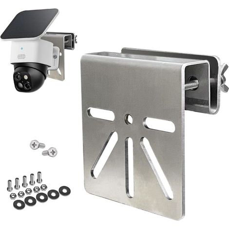 Support de fixation pour caméra de sécurité dôme extérieure, en acier inoxydable, compatible modèles S340, E30 et E42, support de gouttière pour caméra de surveillance extérieure (1/5)