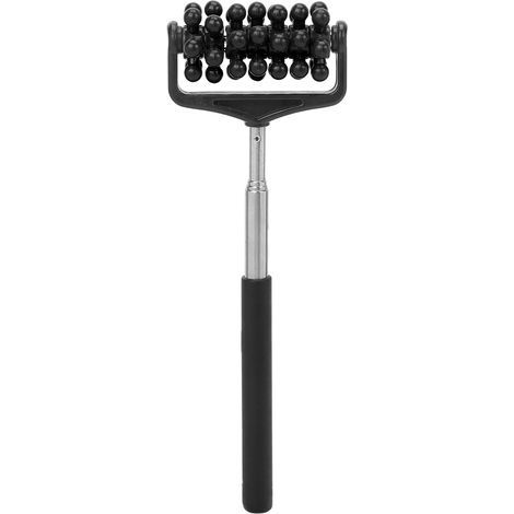 Rouleau de massage télescopique pour le dos. la tête et les bras. réglable. pour la détente musculaire - Bleu foncé (1/5)