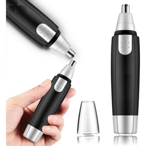 Tondeuse à poils de nez électrique pour hommes et femmes, enlèvement de rasoir d'oreille, outil de rasage, soins du visage (batterie non incluse)