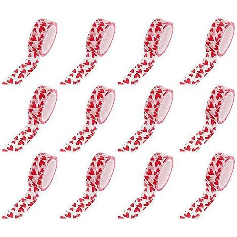 12 Rollen Geschenkpapierband (1/3)