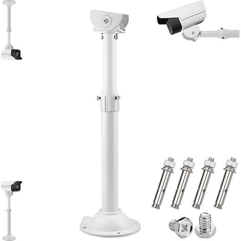Extendable Mounting Bracket for CCTV Security Camera, Telescopic Mounting Bracket Adjustable from 30 to 60 cm, Wall Mount and Ceiling Mount (I-Taper) (1/5)