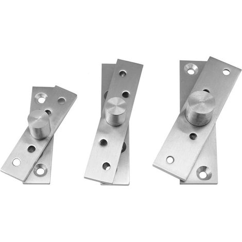 Drehteller Kreuzplatte Drehscharnier Drehkreuz Scharnier Schranktüre Drehtüre 98 x 25 mm (1/4)