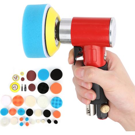 AT-1500R48 Poliermaschine, pneumatische Schleifmaschine, Polierpuffer, Wachsschleifer, Schleifmaschine, EU-Düse (1/5)