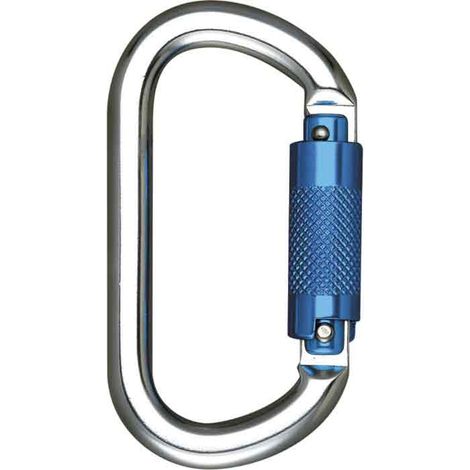 Zarges Fall Protection Karabiner Triple-Lock Aluminium symmetrisch