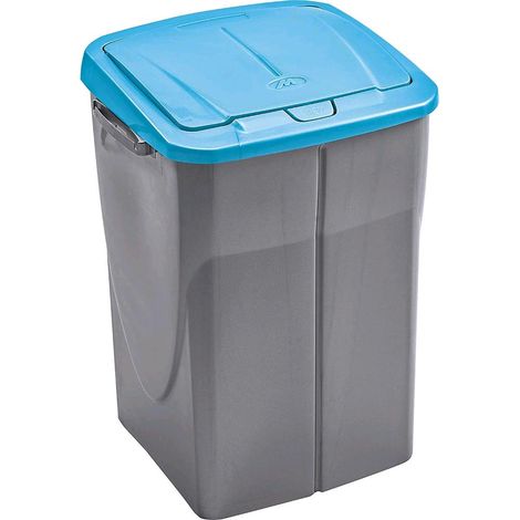 PATTUMIERA per RACCOLTA DIFFERENZIATA Colore AZZURRO 45 Litri ECOBIN 37x36x51 cm 45 Litri Colore Azzurro