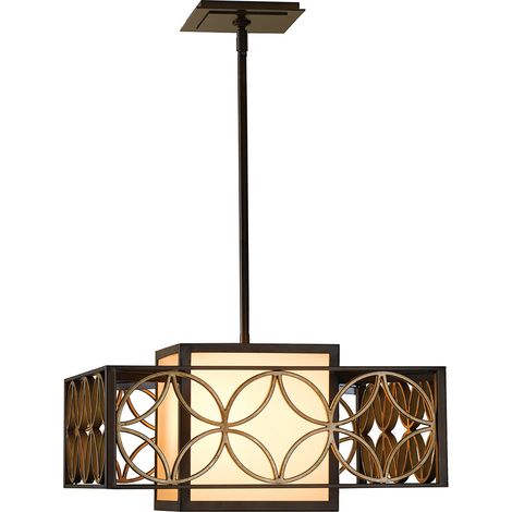 Elstead Remy - 1 Luce Soffitto Pendente Bar Oro, Bronzo, E27 (1/5)