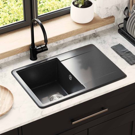 Lavabo Negro 670 x 460 mm granito