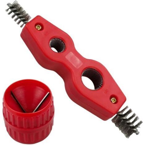 Universel Ébavureur Pour Tuyaux ébavurage brosse de rouille Ébavurage Outil Intérieur et Extérieur Ébavureur Multicouche pour l'installation de la plomberie