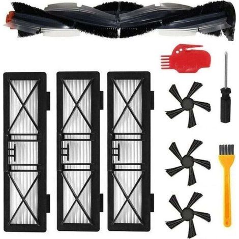 Kit Accessoires Neato Série D Filtre HEPA Brosse Rouleau Brosse Latérale Pièces Rechange (1/3)