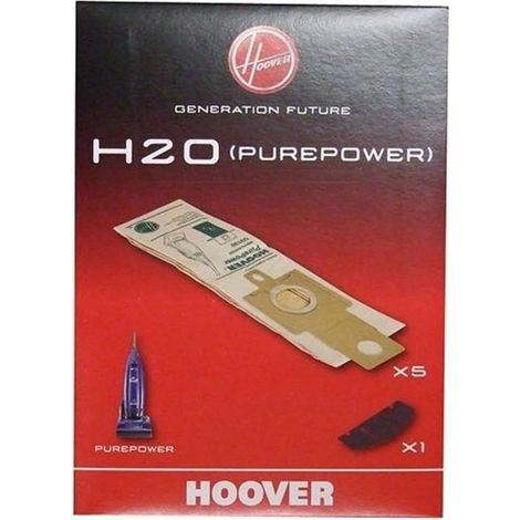 Kit 5 sacs + 2 filtres H20 (36073-58839) (09173717) Aspirateur HOOVER